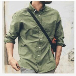 Taylor Stitch Green Casual Button Down Shirt